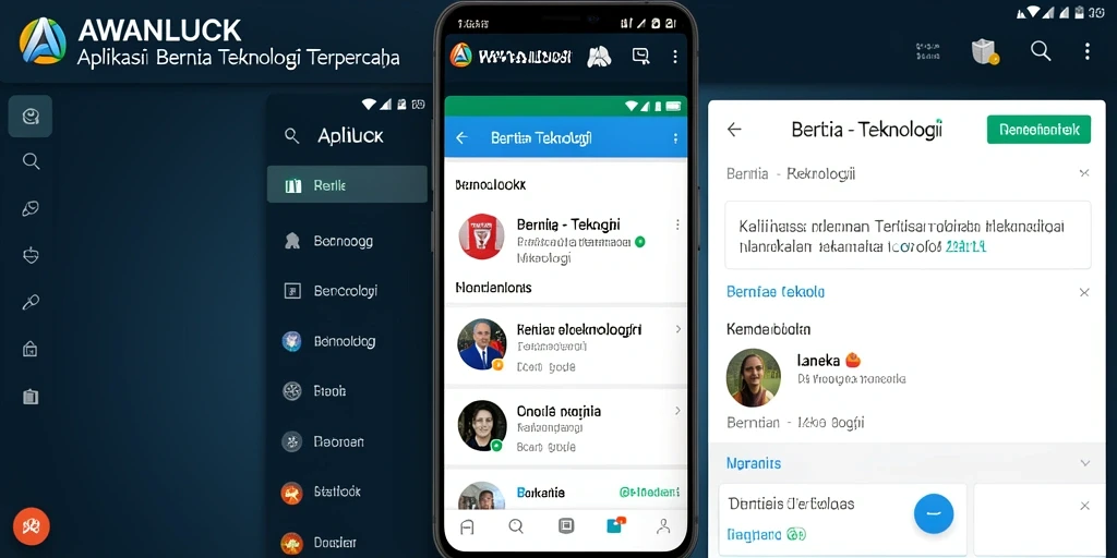 Tampilan antarmuka AWANLUCK yang modern dan intuitif.