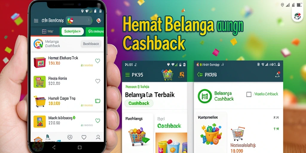 Tampilan antarmuka PK95 yang simpel dan user-friendly untuk pengalaman Cashback yang lebih baik.