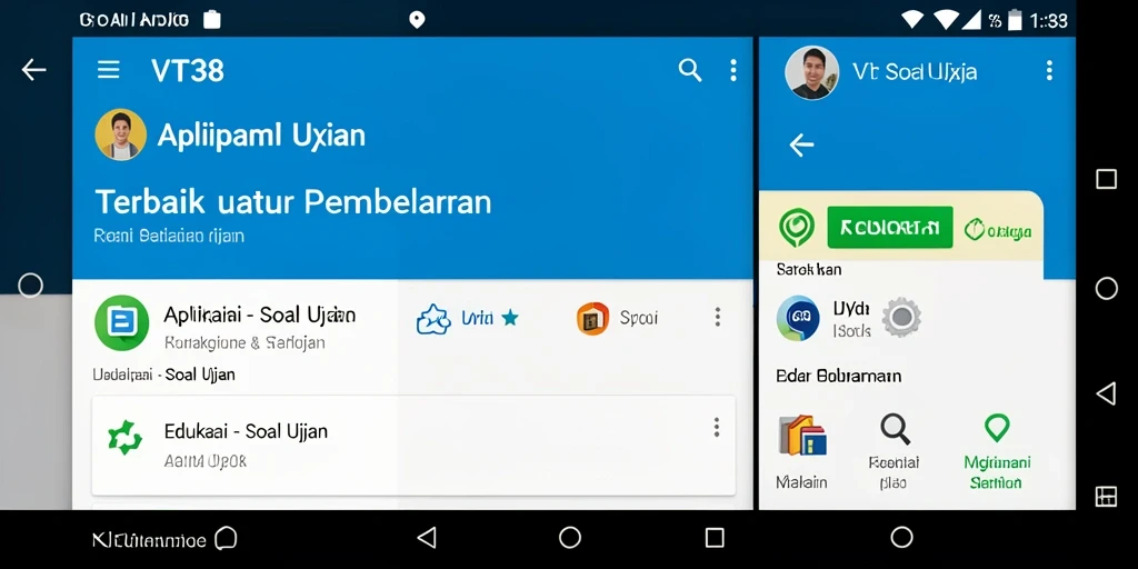 Tampilan antarmuka aplikasi VT38 yang menarik dan interaktif.