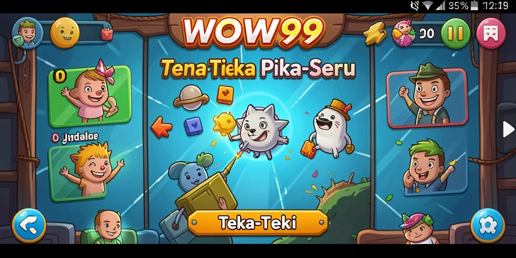 Antarmuka WOW99 yang menarik untuk permainan Teka-Teki.